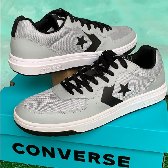 CONVERSE RIVAL OX WOLF GREY/BLACK/WHITE MEN’S - Picture 5 of 16
